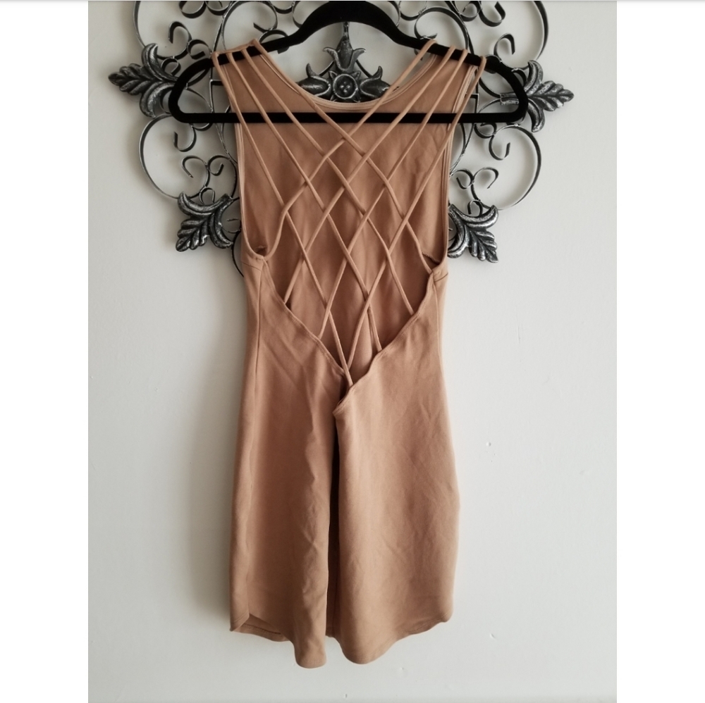 Windsor Taupe Bodycon Dress - Picture 1 of 8